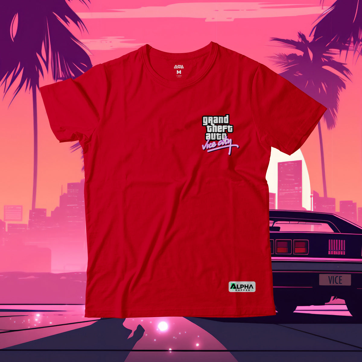 Vice City  | GTA  | Front & Back Printed T-shirt