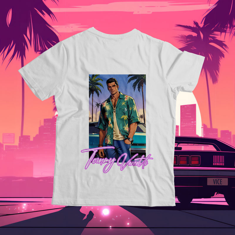 Vice City  | GTA  | Front & Back Printed T-shirt