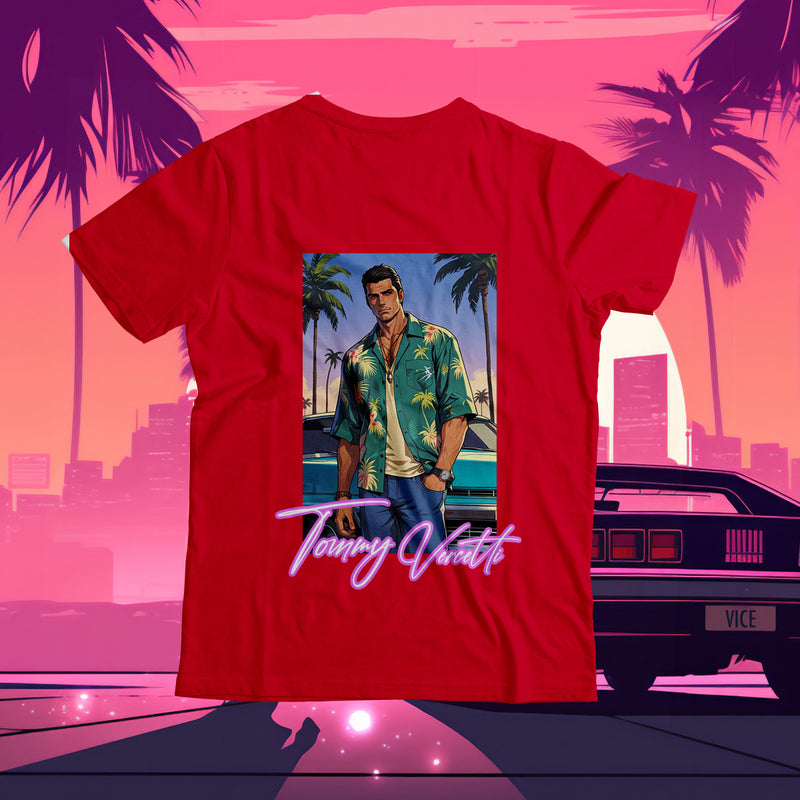 Vice City  | GTA  | Front & Back Printed T-shirt