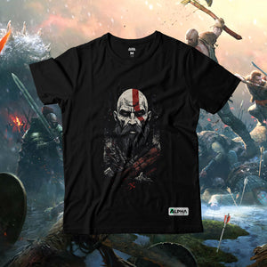 Kratos  | God of war | Front & Back T-shirt